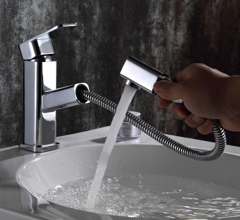 Square Gooseneck Pull-Out Faucet